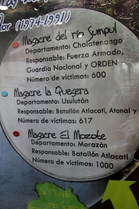 Algunos datos sobre las masacres salvadoreñas